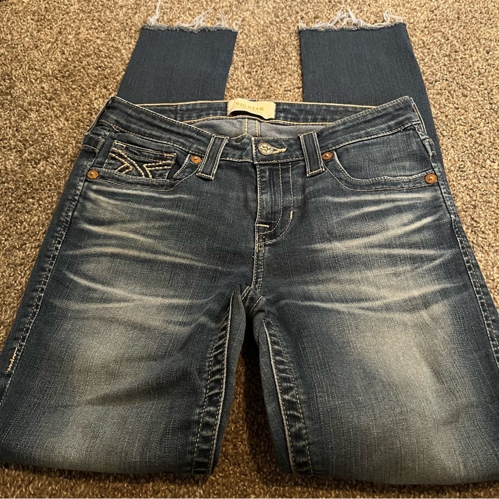 Big Star Maddie Skinny Jeans Womens 25R Blue Medium Wash Denim